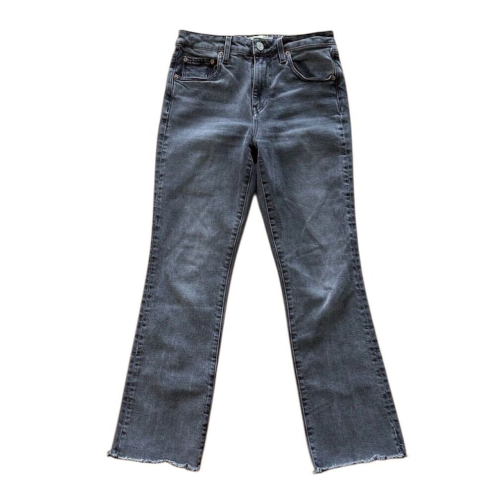 Trave Colette Kick Flare Raw Hem Jeans Women Size 26